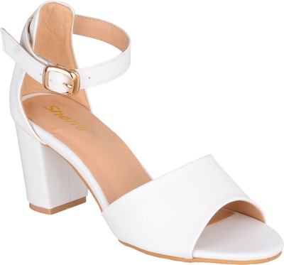 

SHERRIF SHOES Women White Heels