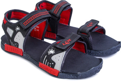 

Lancer Men Grey-Red Casual