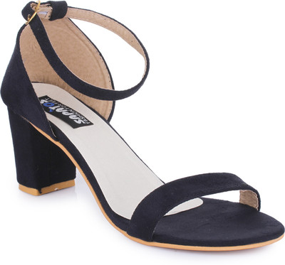 Sapatos Women STA-3012-Black Heels Flipkart