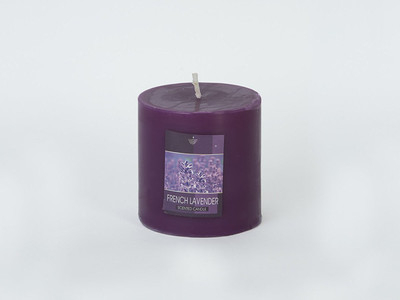 

DECOHOME French Lavender Set of 3 Pillar(40 g)