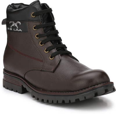 

BB LAA Steel Toe Boots For Men(Brown