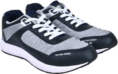 World Wear Footwear Black-608 Walking Shoes For Men(Black, Grey)