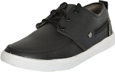 

fashionforsure Mammu Men's Leather Sneakers … SHOE 31 ( SIZE) Casuals For Men(Black