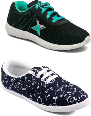 

Asian Women's casual shoes combo pack of 2 Casuals For Women(Multicolor