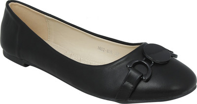 

KEG Women's Lifestyle Black Casual Shoes Bellies For Women(Black