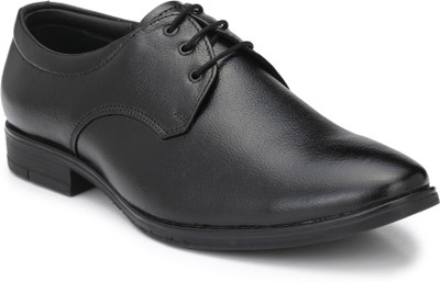 

Knoos CORPORATE GENUINE LEATHER Derby For Men(Black