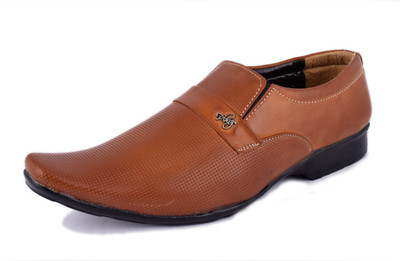 

Style Shoe Comfortable Business Slip On For Men(Tan