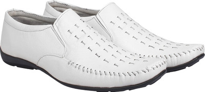 

AMJ Loafers For Men(White