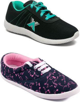 

Asian Women's casual shoes combo pack of 2 Casuals For Women(Multicolor