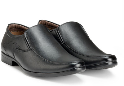 

Escaro Men's Formal Slip On For Men(Black