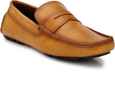 

El Paso Genuine Leather Tan Genuine Leather Casual Loafer Shoes Loafers For Men(Tan