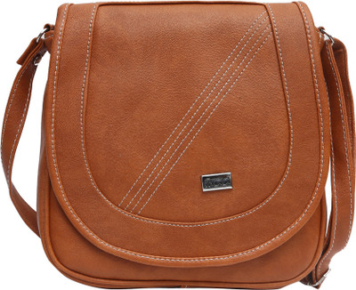 

BCC Girls Casual Brown PU Sling Bag