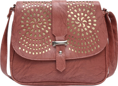 

Hawai Girls Casual Pink PU Sling Bag