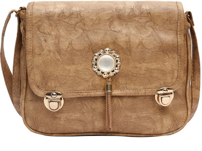 

Hawai Girls Casual Yellow PU Sling Bag