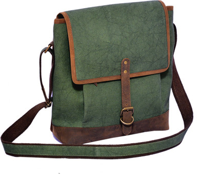 

Craft Play Canvas Laptop Bag/Travel Bag Small Travel Bag(Green)