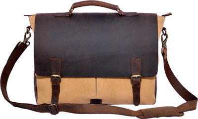 

Craft Play Canvas Laptop Bag/Travel Bag Small Travel Bag(Brown)