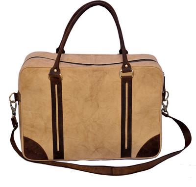 

Craft Play Canvas Rectangle Duffle Bag/ Travel Bag Small Travel Bag(Brown)