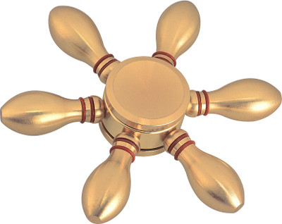 

VIKINGS VK- 6 Wings Hard Spinner (Gold) with rings(Gold)