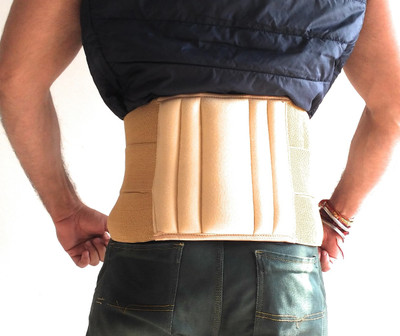 

RELAX-ON Lumbar Sacral (L..) Belt Contoured Spinal Brace Back Support (, Beige