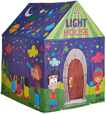 

Adi Trading Fluorescent LED light tent house for Kids play tent 3+ Tent - For Boys, Girls(Multicolor)