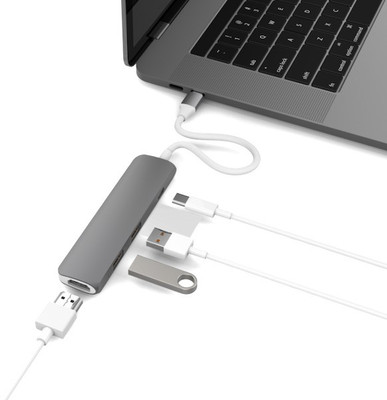 

HyperDrive GN-22B Space Grey USB Adapter(Space Grey)