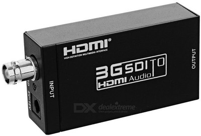 

Microware Mini SDI to HDMI 720p/1080p Video Connect Converter Sdi to Hdmi HDMI Connector(Black)