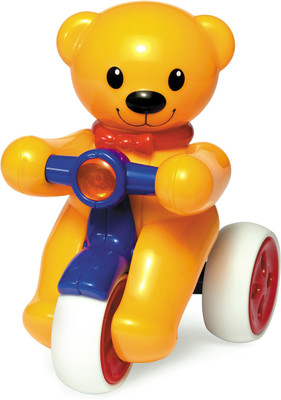 

M-Alive Toys Push and Go Teddy Kart Tri Cycle Quality and Fun with Sound(Multocolor)