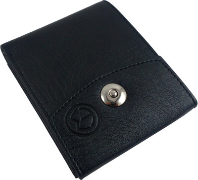 

TnW Men Black Artificial Leather Wallet(6 Card Slots)