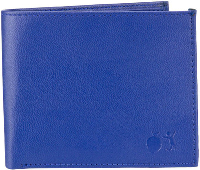 

London Fashion Men Blue Artificial Leather Wallet(2 Card Slots)