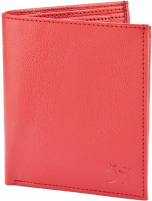 

London Fashion Men Red Artificial Leather Wallet(2 Card Slots)