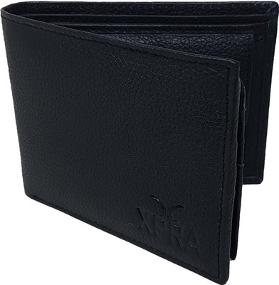 

Xpra Men Black Genuine Leather Wallet(5 Card Slots)