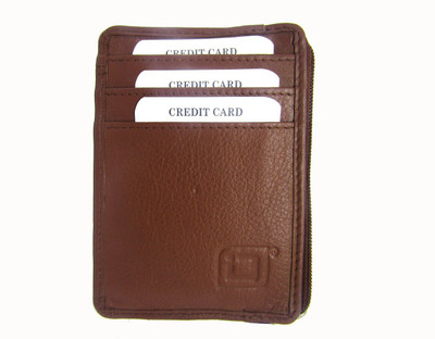 

Poland Boys Brown Genuine Leather Card Holder(5 Card Slots)