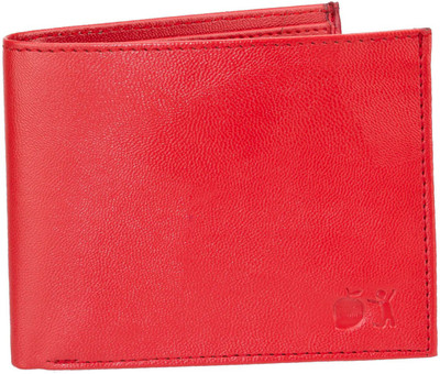 

London Fashion Men Red Artificial Leather Wallet(2 Card Slots)