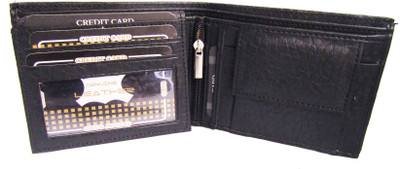 

Poland Boys Black Artificial Leather Wallet(10 Card Slots)