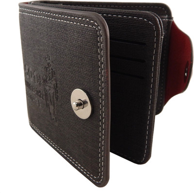 

Teenage Men Brown Artificial Leather Wallet(9 Card Slots), Khaki