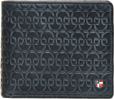 

U.S. Polo Assn Men Blue Genuine Leather Wallet(4 Card Slots), Navy