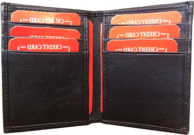 

Poland Boys Black Genuine Leather Card Holder(5 Card Slots)