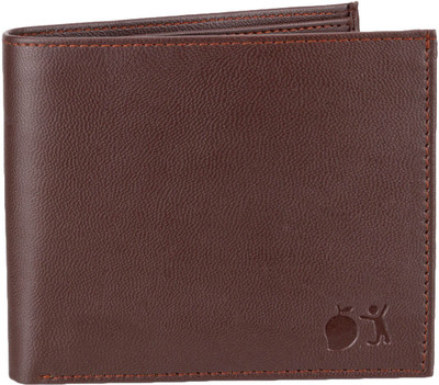 

London Fashion Men Brown Artificial Leather Wallet(2 Card Slots)