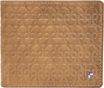

U.S. Polo Assn Men Brown Genuine Leather Wallet(4 Card Slots), Tan