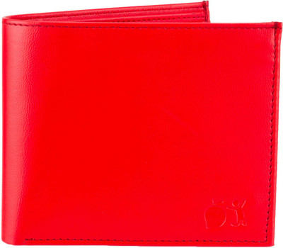

London Fashion Men Red Artificial Leather Wallet(2 Card Slots), Light red