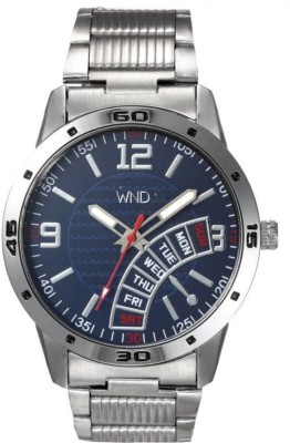 wishndeal W199MMBU Royal Blue dial with Metal Strap Watch  - For Men   Watches  (wishndeal)