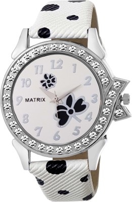 Matrix WN-34 Cutie Stone Studded Wrist Watch  - For Girls   Watches  (Matrix)