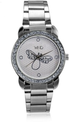 Wishndeal W508WMWH White Dial with Metallic Strap W508 Watch  - For Girls   Watches  (wishndeal)