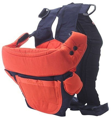 

GJE Adjustable Hands-Free 4-In-1 Baby Carrier Bag With Comfortable Head Support Baby Carrier Baby Carrier(Red, Black, Front Carry facing in), Black;red