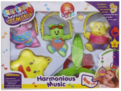 

RV PROSHOP Sweet cuddles musical and cot mobile Rattle(Multicolor)