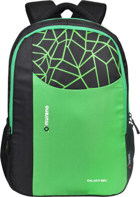 

Murano Galaxy Backpack With 2 Compartment School/College Backpack 29 L Backpack(Green, Black)