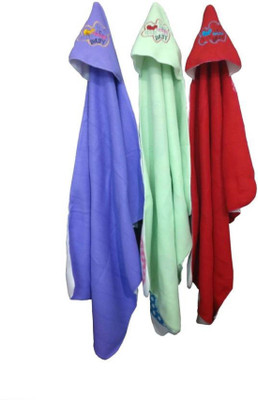 

SpringLoom Cotton Terry 200 GSM Bath Towel Set(Pack of 3, Multicolor)