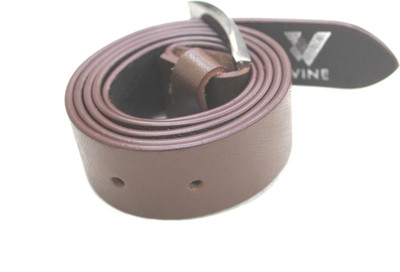 

vine Men Casual, Formal, Party Brown Genuine Leather Belt