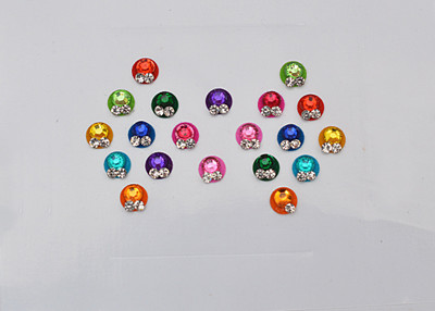 

Crystal Fancy Bindi Girls & Ladies Multicolor Bindis(For Indian Women)