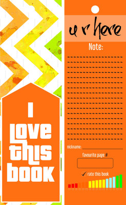 

TheFlauntStore I Love This Book - Bookmark12 Paperback Bookmark(Quotes, Multicolor)